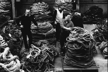 Money for old rope... preparations are made for the auction.