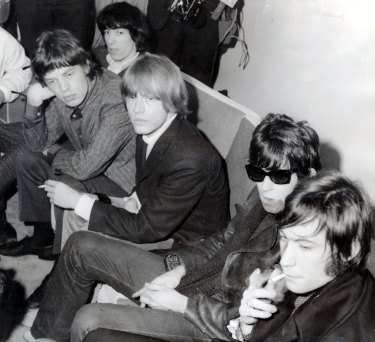 Strictly kids... From left, Mick Jagger, Bill Wyman (rear), Brian Jones, Keith Richards, and Charlie Watts in Sydney in February 1966.