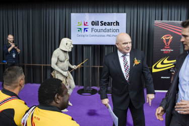 Oil Search CEO Peter Botten says the company has invested heavily in social programs for local PNG communities.