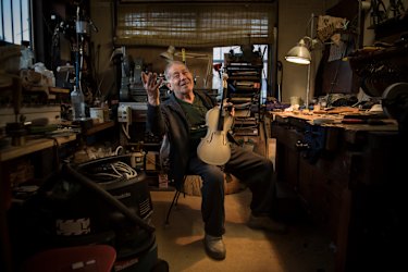 Harry Vatiliotis, who is regarded as one of Australia's finest violin makers.