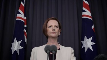 Then Prime Minister Julia Gillard pledged a crackdown on sports gambling advertising in 2013