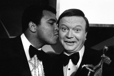 Muhammad Ali and Bert Newton at the 21st Logie Awards in 1979.