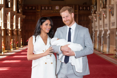 Prince Harry, pictured with wife Meghan and first-born son, Archie, will release his memoir next year.