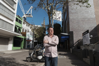 Richard McCosker endured months of noisy nights caused by loud construction work along Darlinghurst Road.
