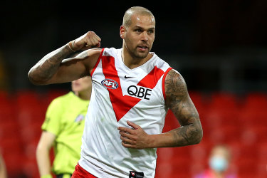 Lance Franklin is back in the Swans’ side for the final round of the home and away season.