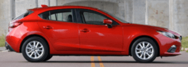 Detectives have released an image of a vehicle similar to the red Mazda 3 they are tracing.