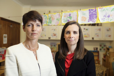 NSW Labor MPs Kate Washington and Courtney Houssos are concerned about childcare quality ratings.