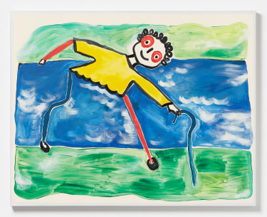 Darcey Bella Arnold 
Jenny by the sea study, 2019, acrylic on canvas, 102×126cm.