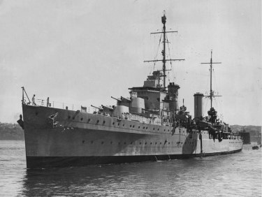 HMAS Perth in an undated photograph.