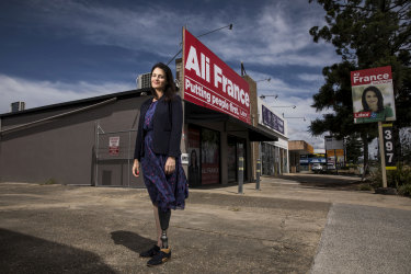 Labor's candidate for Dickson, Ali France, lost her leg in a horrific accident in 2011.