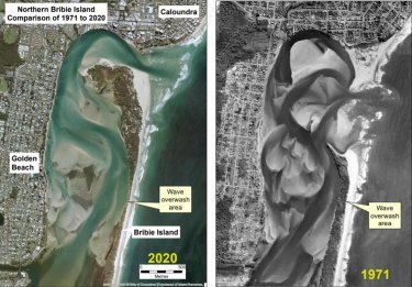 Bribie Island had a significant breakthrough in 1971. 