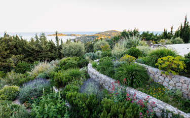 An irrigation-free garden in France designed by James Basson