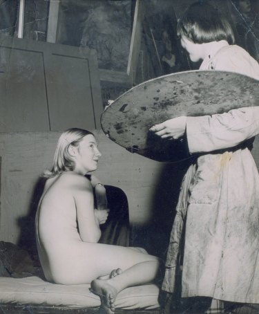 Barbara Blackman c.1953, by unknown artist. Collection: National Portrait Gallery. Gift of Barbara Blackman, 2004.
