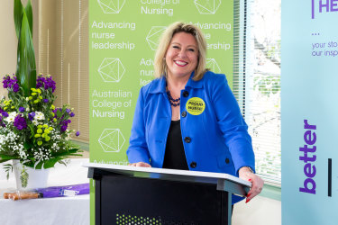 CEO of the Australian College of Nursing Kylie Ward.
