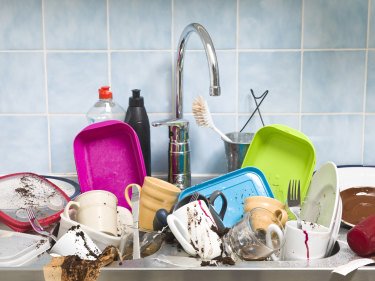Leaving dirty dishes in the sink doesn’t just mess up the kitchen. Your reputation can take a hit, too.  