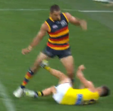 Trent Cotchin was fined $2000 for this incident.