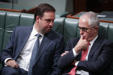 Trade Minister Steve Ciobo with Prime Minister Malcolm Turnbull