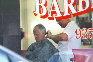 “He is a very good customer”: barber Brian Kandakji said of his VIP client Malcolm Turnbull in 2014.