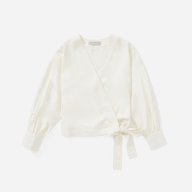 Everlane, washable silk top, $ 163.