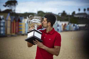 Novak Djokovic has now won nine Australian Open titles.