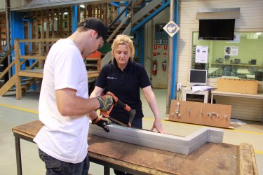 Plumbing educator Kerri McDonnell would like to see more women join the trade.