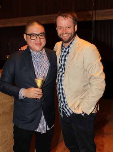 Chefs Dan Hong and Jeremy Strode in 2014.
