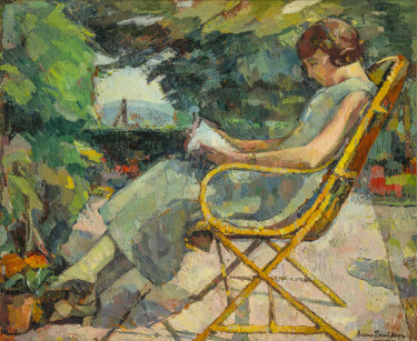 Bessie Davidson's Reading in the Garden (c.1935).
