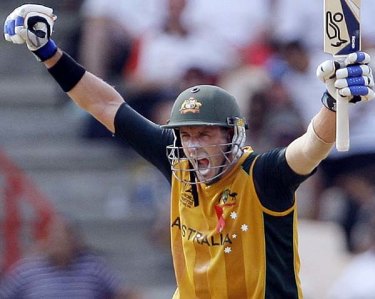 Australia last made the T20 World Cup final in 2010 after Mike Hussey’s rescue act in the semi against Pakistan.