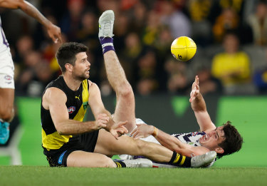 Trent Cotchin and the Tigers are scrapping to remain in touch with the top eight.