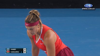 Watch the Match Highlights from K. Kanepi vs. A. Sabalenka in the fourth round of the Australian Open 2022.