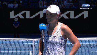 Ash Barty gives a touching tribute to Australian tennis legend Evonne Goolagong Cawley, who sadly can't be here for this year's Australian Open.