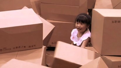 What happens when you give children thousands of boxes?