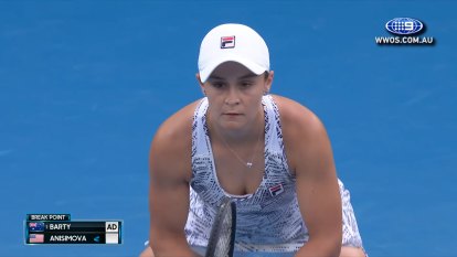 Ash Barty takes on Amanda Anisimova in the fourth round of the Australian Open 2022.