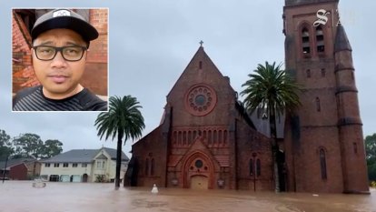 Priest captures dramatic footage at flooded Limsore cathedral