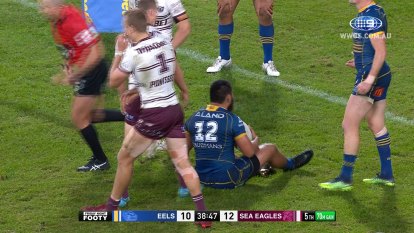 The Parramatta Eels take on the Manly Sea Eagles in round 11 of the 2022 NRL Premiership.