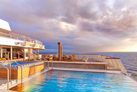 Viking Star Infinity Pool SunSep25coverÂ VikingÂ Sky cruisingÂ cruiseÂ shipÂ coverÂ story ; text by Trudi Jenkins
cr:Â VikingÂ (handout imageÂ suppliedÂ by &lt;Nicole.Henry@vikingcruises.com&gt; for use in Traveller, noÂ syndication)Â 