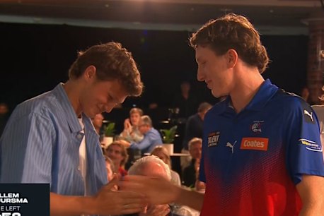 Willem Duursma is selected as the No.1 overall pick at the AFL draft by the West Coast Eagles.