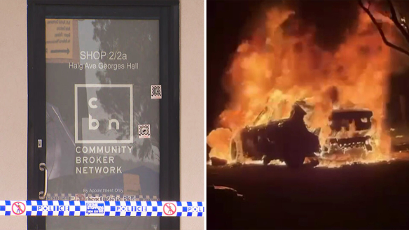 Police are investigating a shooting in George's Hall and a nearby car fire in Sydney's south-west.