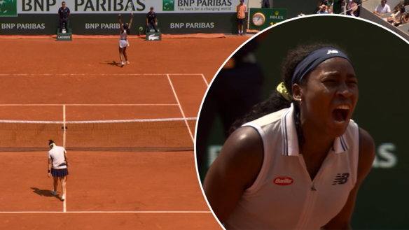 Coco Gauff has reached the semi finals at the French Open, coming from behind to defeat Ons Jabeur.