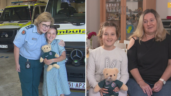 A nine-year-old Queensland girl has saved her mother's life by ringing Triple Zero when she stopped breathing.