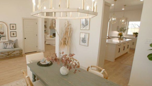 After winning $3.5 million, Neil and Helene inspect a luxe modern home on My Lottery Dream Home on 9Now.