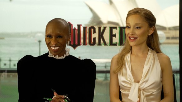 Ariana Grande and Cynthia Ervio discuss Wicked's political message and why the musical isn’t just for ‘little girls’.