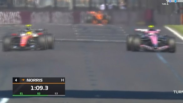 Lewis Hamilton had violently swerve out of the way to avoid the slow-moving Alpine of Franco Colapinto in second practice.