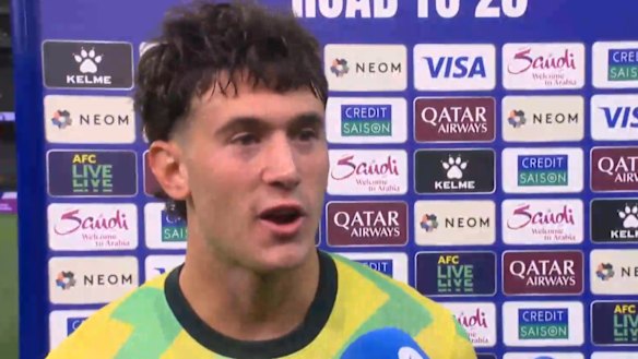 Socceroos young gun Alessandro Circati is in tears after returning from injury to help Australia qualify for the World Cup.