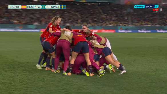 Olga Carmona sensational strike put Spain into a World Cup final.