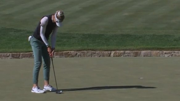 The world's best women's golfer Nelly Korda shot a 10 on a par-3 in a horror first round at the US Open.