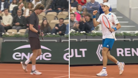 Andrey Rublev suffered a shock defeat to Matteo Arnaldi in the third round.