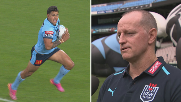 NSW coach Michael Maguire has left the door open for Latrell Mitchell to be selected.