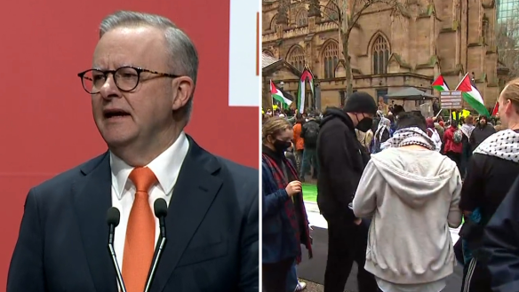 Prime Minister Anthony Albanese appeared at the Labor Party's NSW conference this morning to rally support for an election campaign.