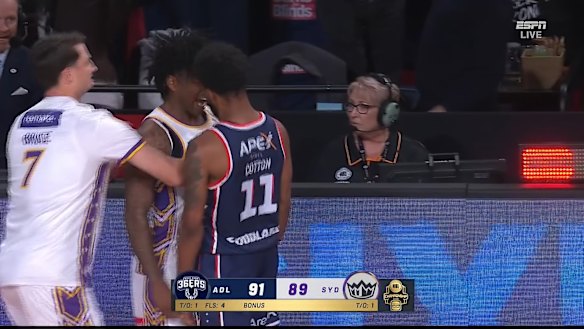 The NBL Finals got heated as Bryce Cotton and Kendric Davis got in each other's faces after the game.